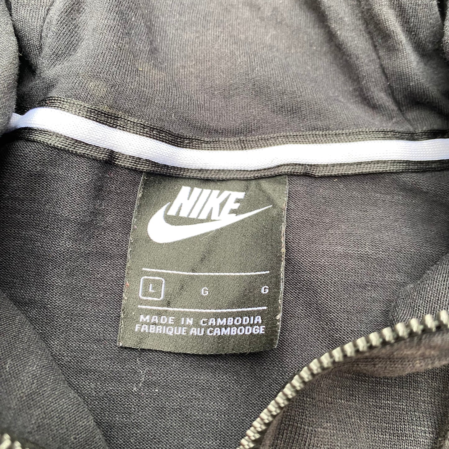 Nike - LARGE - Zip Up Hoodie